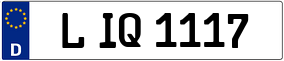 Truck License Plate